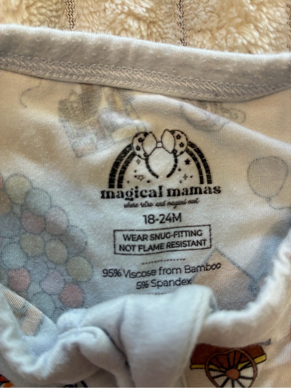 Magical Mommas Convertible Bamboo Zippy 🎈🏠✨
Size 18–24 - Picture 2 of 4